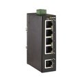 Perle Systems Industrial Switch with 5 x 10/100Mbps RJ45 Ethernet ports. -10 to 60C operating temperature. 07017400